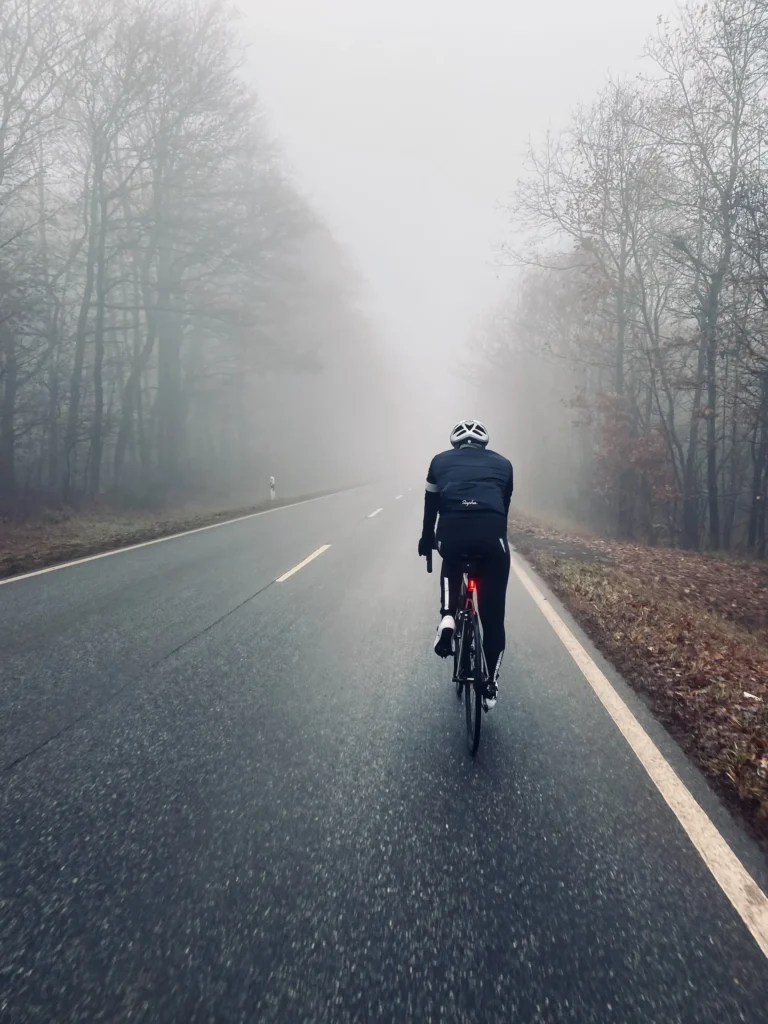 Rennradfahren im Winter