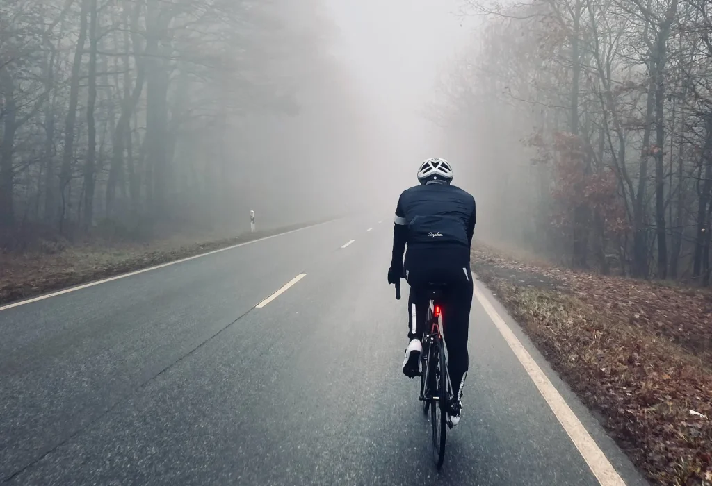 Rennradfahren im Winter